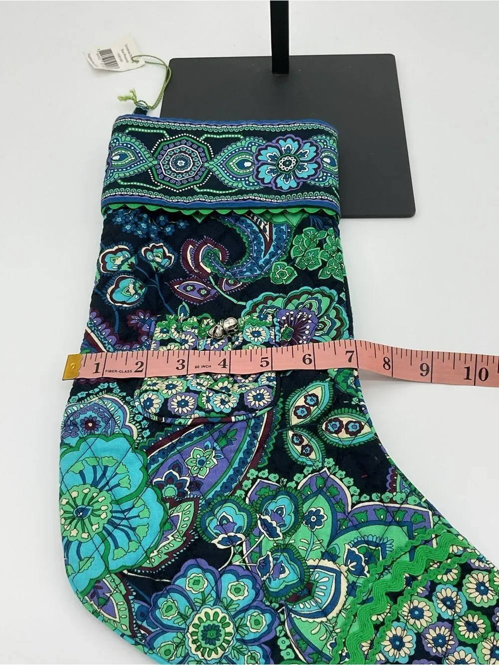 NWT Vera Bradley Blue Rhapsody Floral Quilted Stocking